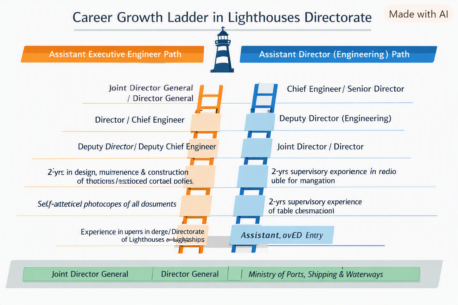 Career Growth Ladder Chart