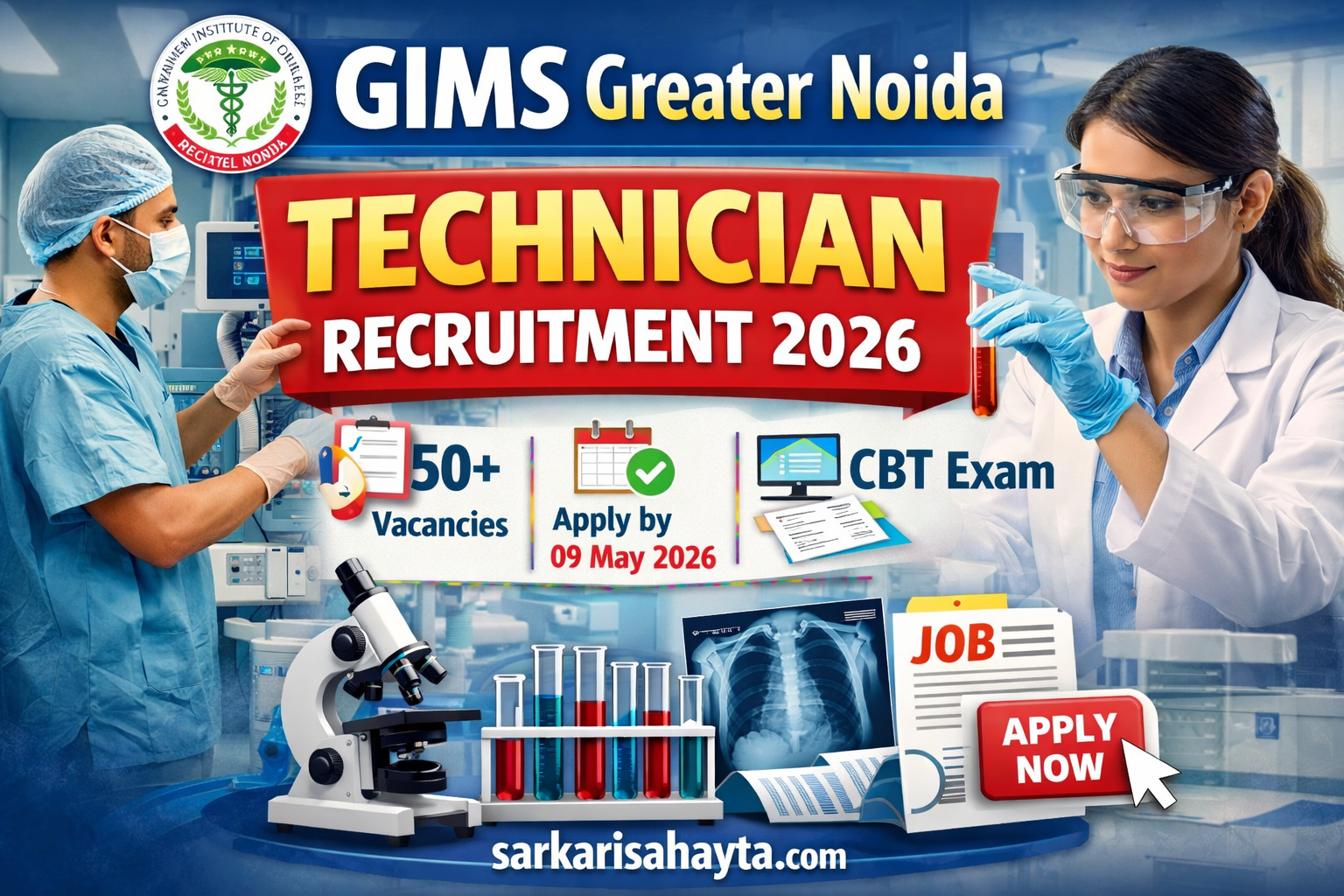  GIMS Greater Noida Technician Recruitment 2026  Complete Guide