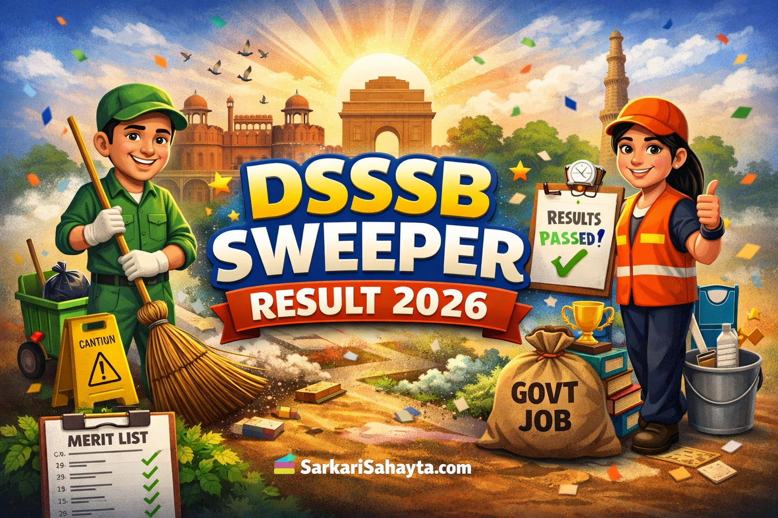  DSSSB Sweeper Result 2026  Complete Guide