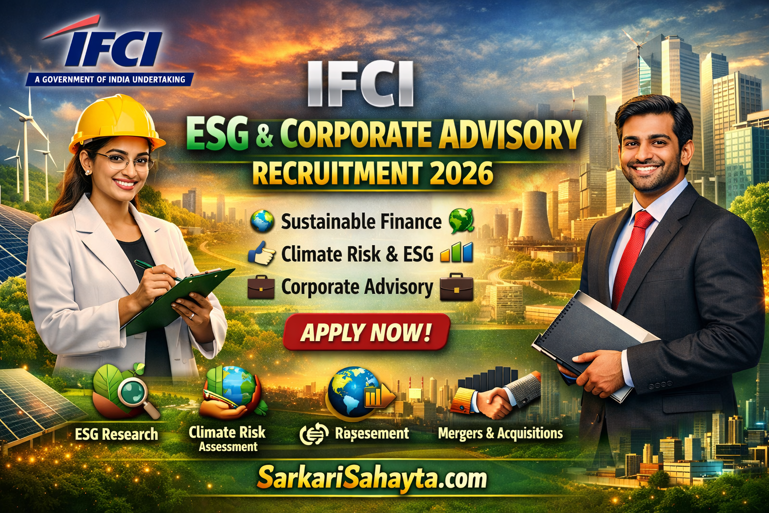 🏢 IFCI Limited Recruitment 2026 – ESG & Corporate Advisory Positions