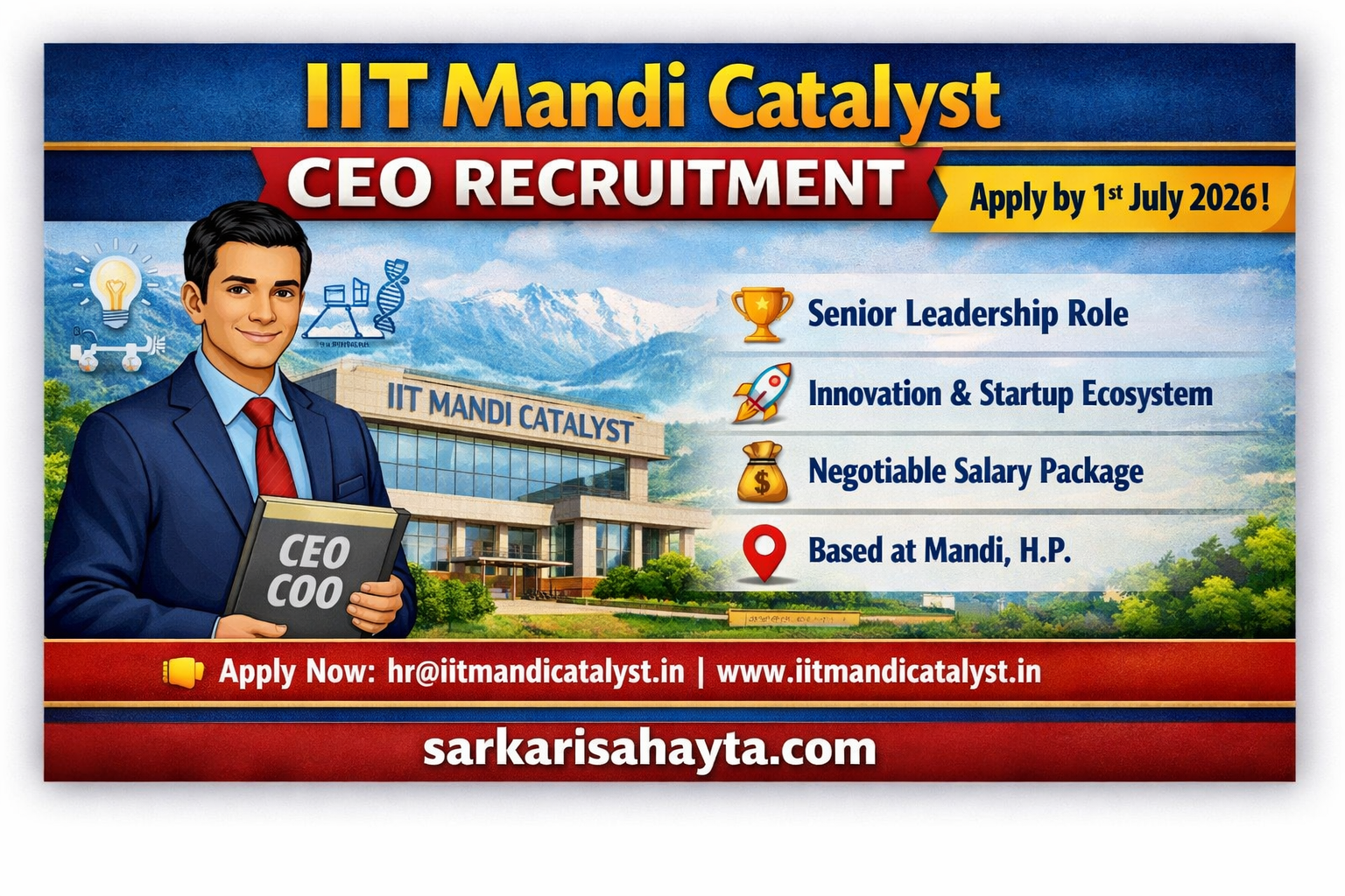 🚀 IIT Mandi Catalyst Recruitment 2026