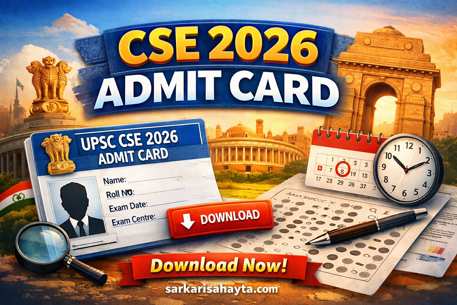 🎓 Download CSE 2026 Admit Card – Direct Link & Complete Guide