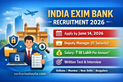 India Exim Bank Deputy Manager Recruitment 2026 – Full Details