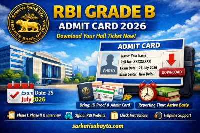 RBI Grade B Admit Card 2026 – Download Your Hall Ticket Now!