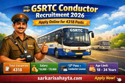 GSRTC Conductor Recruitment 2026 – Apply Online for 4318 Posts