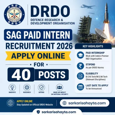DRDO RCI Paid Internship 2026 – Apply Now!