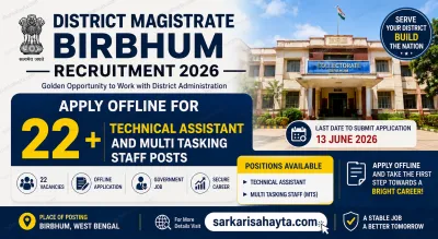 Birbhum Census Recruitment 2026 – Apply for Technical Assistant & MTS