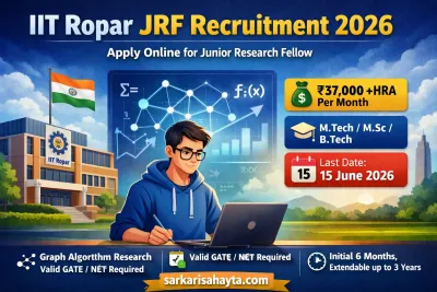 IIT Ropar JRF Recruitment 2026 – Apply Online