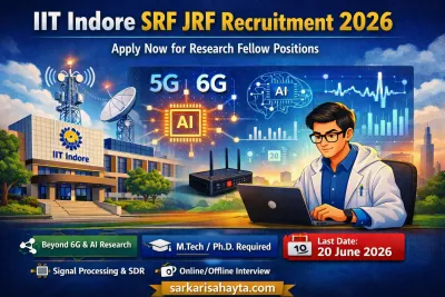 IIT Indore Recruitment 2026 – Apply for SRF/JRF Project Position