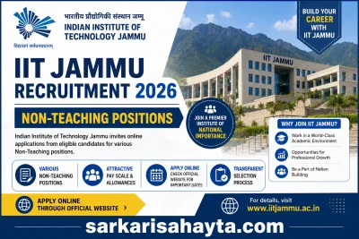 IIT Jammu Recruitment 2026 – Non-Teaching Positions