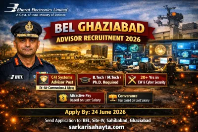 🛰️ BEL Ghaziabad Recruitment 2026 – Apply for Advisor (C4I Systems) Post
