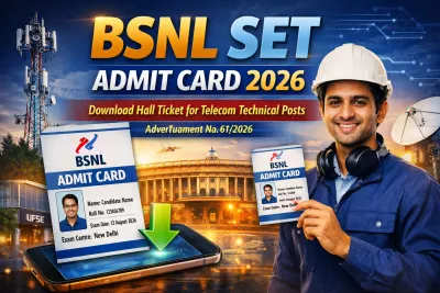 📄 BSNL SET Admit Card 2026 – Download Hall Ticket for Telecom Technical Posts