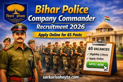 🚔 Bihar Police Company Commander Recruitment 2026 – Apply Online for 65 Posts