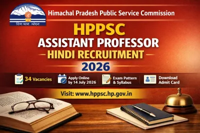 HPPSC Assistant Professor Hindi Recruitment 2026 – Apply Online