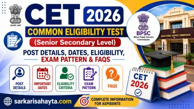 RSSB COMMON ELIGIBILITY TEST (Senior Secondary Level) 2026 – Post Details, Dates, Eligibility, Exam Pattern & FAQs