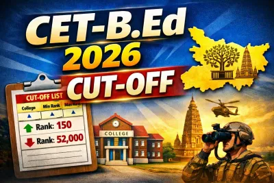 CET‑B.Ed 2026 First Round Cut‑off – College‑wise Rank List Released