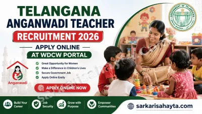 Telangana Anganwadi Teacher Recruitment 2026 – Apply Online at WDCW Portal