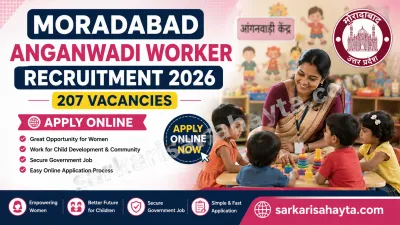 Moradabad Anganwadi Worker Recruitment 2026 – 207 Vacancies, Apply Online