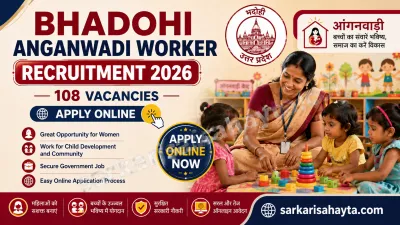 Bhadohi Anganwadi Worker Recruitment 2026 – 108 Vacancies, Apply Online