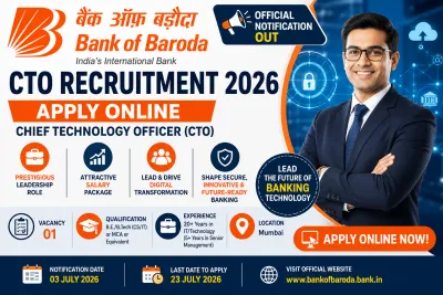 Bank of Baroda CTO Recruitment 2026 – Apply Online, Eligibility, Salary, Selection Process & Complete Details