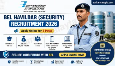 🛡️ BEL Havildar (Security) Recruitment 2026 – Apply Online for 5 Posts, Eligibility, Salary, Selection Process & Complete Guide