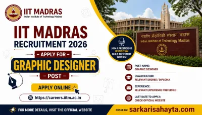 IIT Madras Recruitment 2026 – Apply for Graphic Designer Post