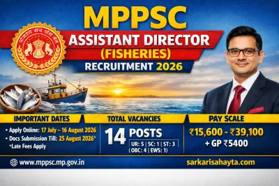 MPPSC Assistant Director (Fisheries) Recruitment 2026: 14 Vacancies Announced