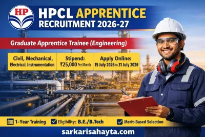 HPCL Graduate Apprentice Trainee Recruitment 2026‑27 – Apply Online