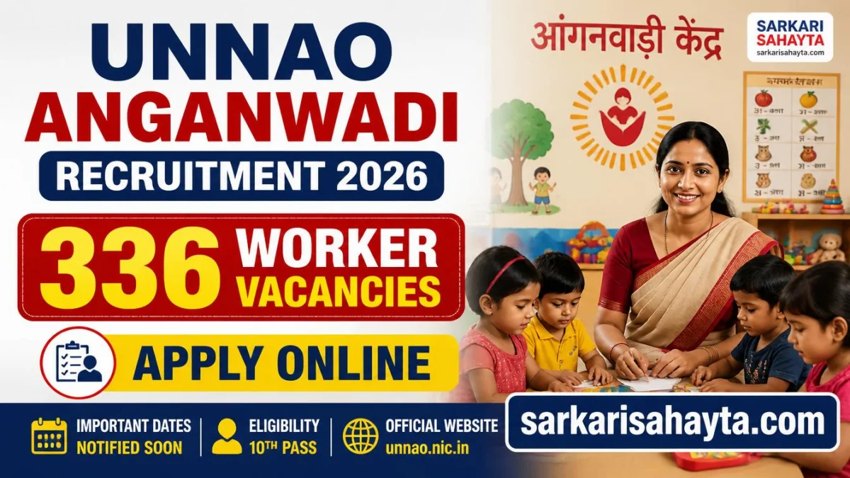 Unnao Anganwadi Recruitment 2026 – 336 Worker Vacancies (Apply Online)