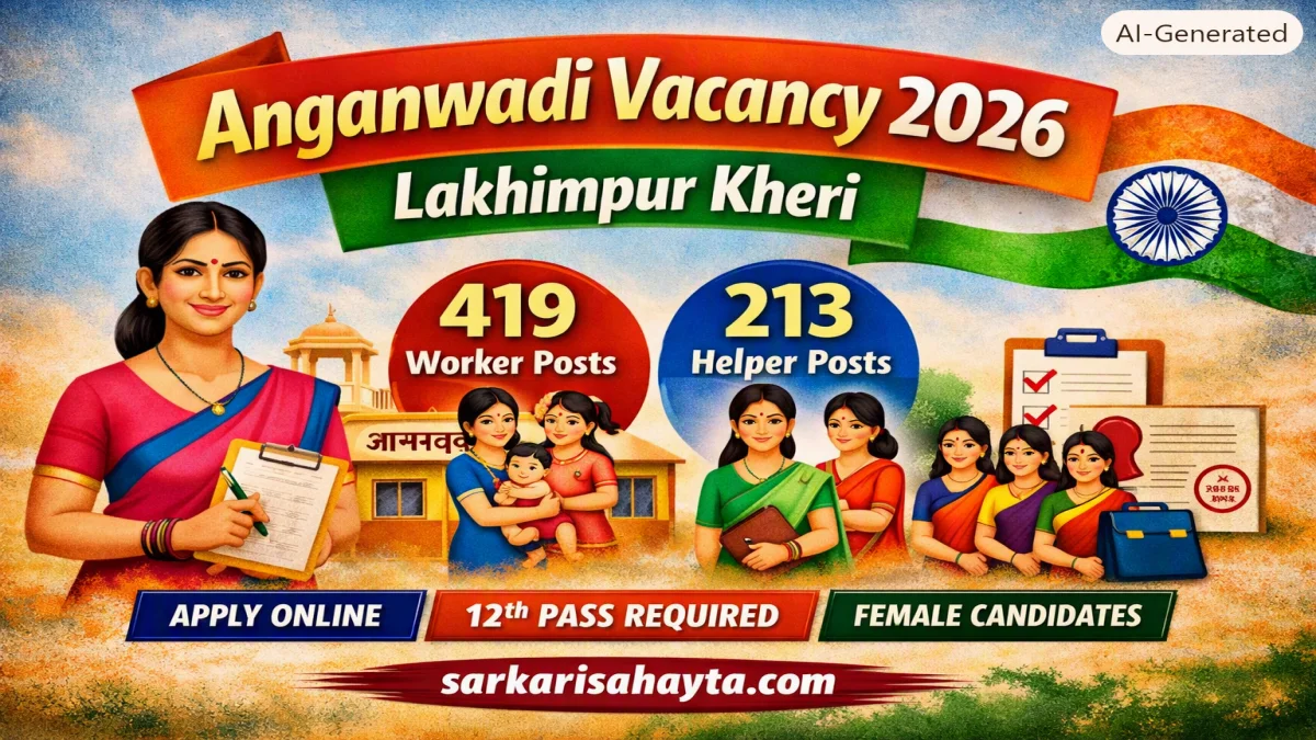 Anganwadi Worker & Helper Recruitment 2026 – Lakhimpur Kheri