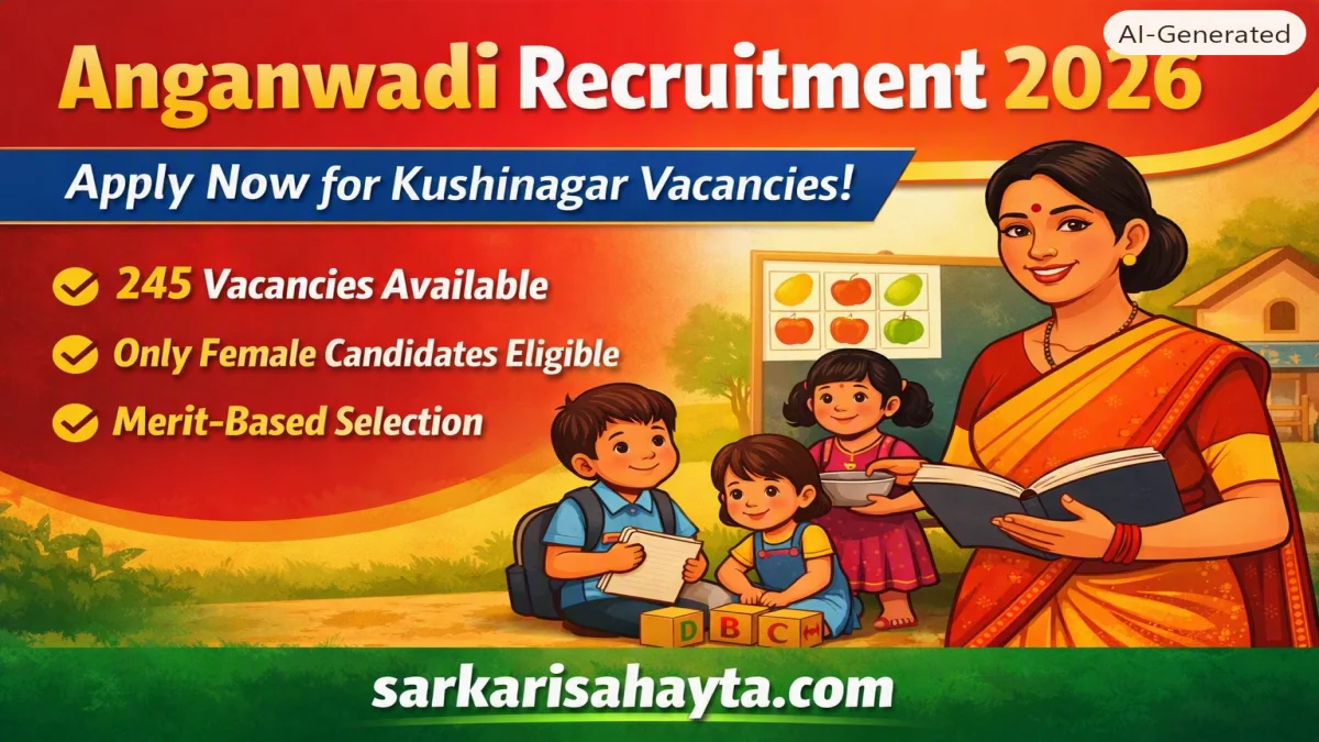 Anganwadi Recruitment in Kushinagar District 2026 – Complete Guide