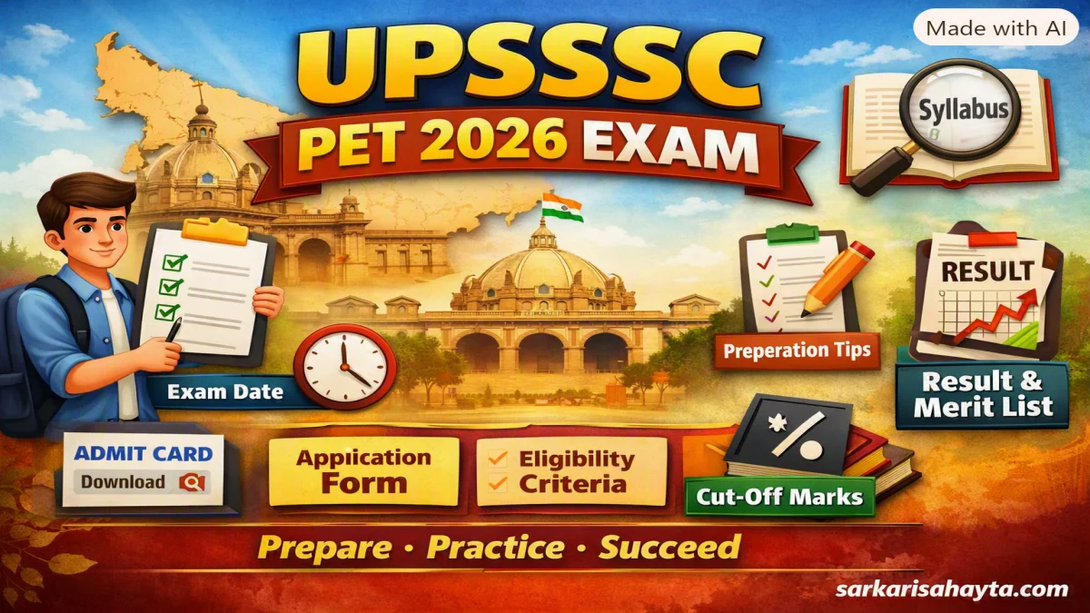 UPSSSC PET 2026 Notification: Complete Guide for Aspirants