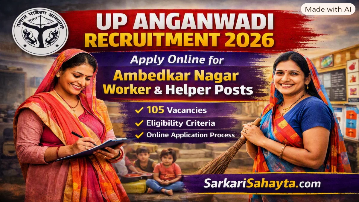 UP Anganwadi Recruitment 2026 – Apply Online for Ambedkar Nagar Worker & Helper Posts