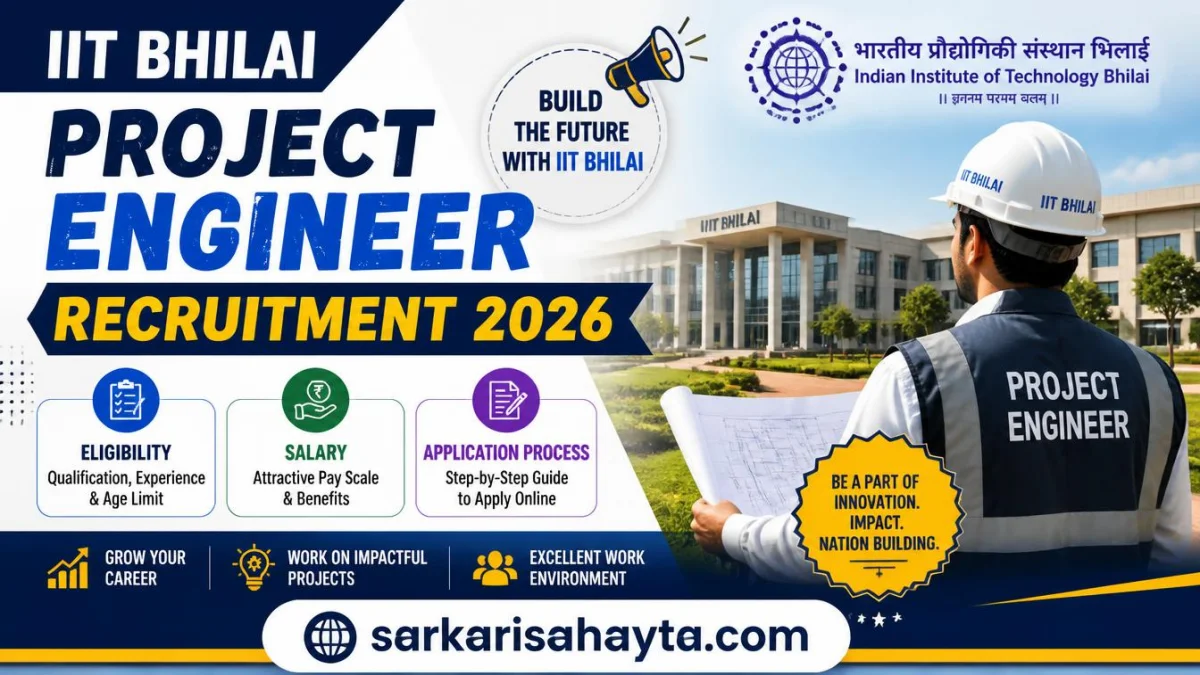 IIT Bhilai Project Engineer Recruitment 2026 – Eligibility, Salary & Application Process