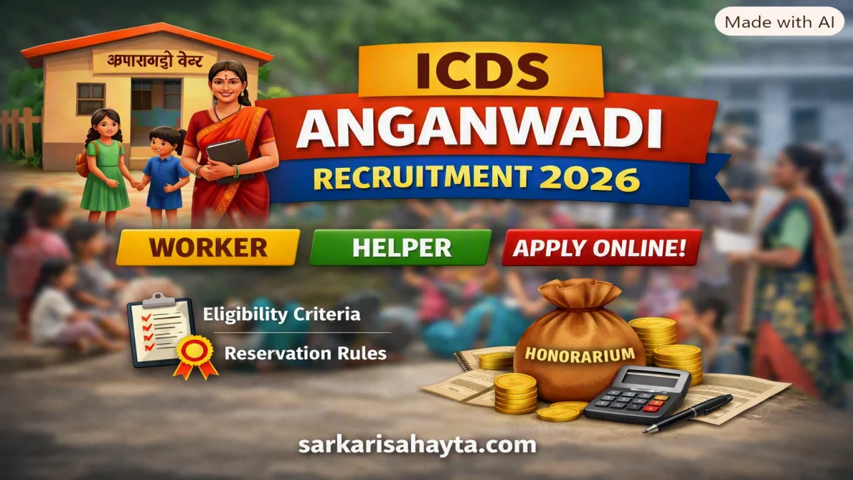 ICDS Keshkal Anganwadi Recruitment 2026 – Apply Online for Worker & Helper Posts