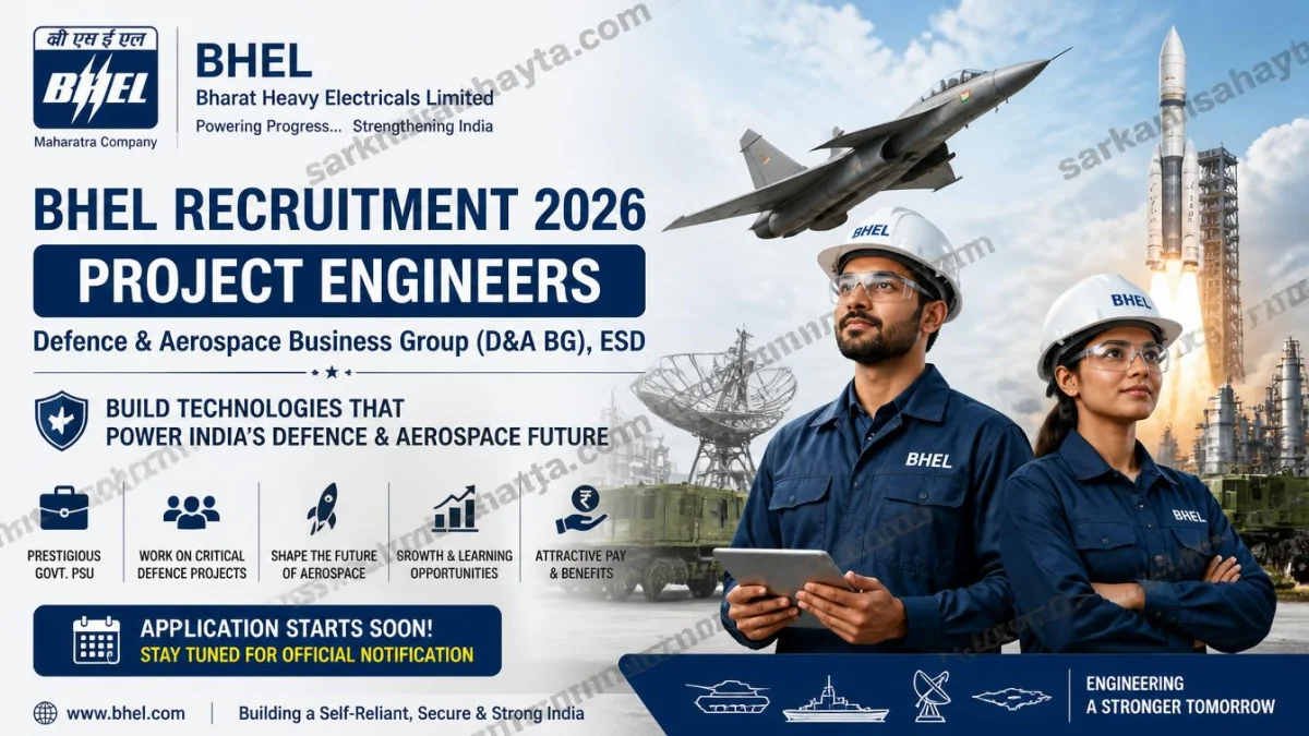 🚀 BHEL Recruitment 2026 – Project Engineers (Defence & Aerospace Business Group, ESD)