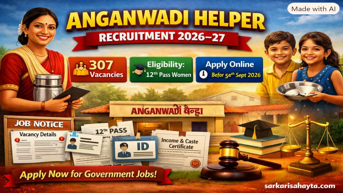 Kanpur Nagar Anganwadi Helper Recruitment 2026 – 307 Vacancies, Eligibility & Online Application
