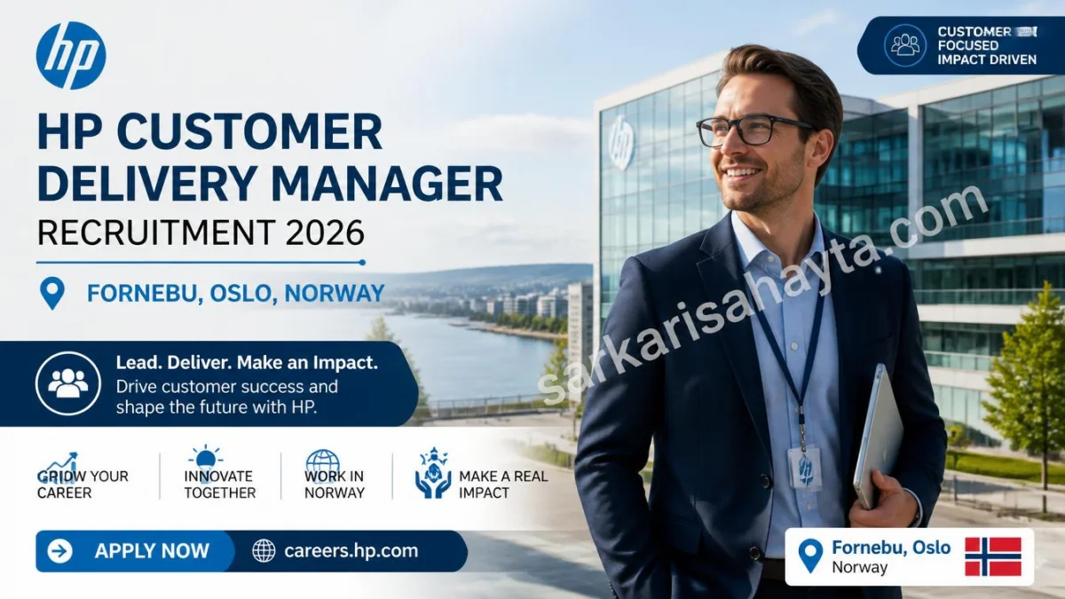 HP Customer Delivery Manager Recruitment 2026 – Fornebu, Oslo, Norway