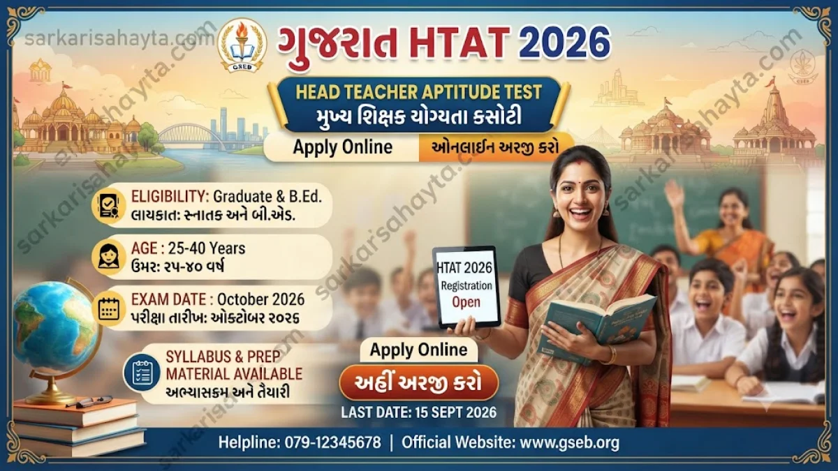 Gujarat Head Teacher Aptitude Test (HTAT) 2026 – Apply Online