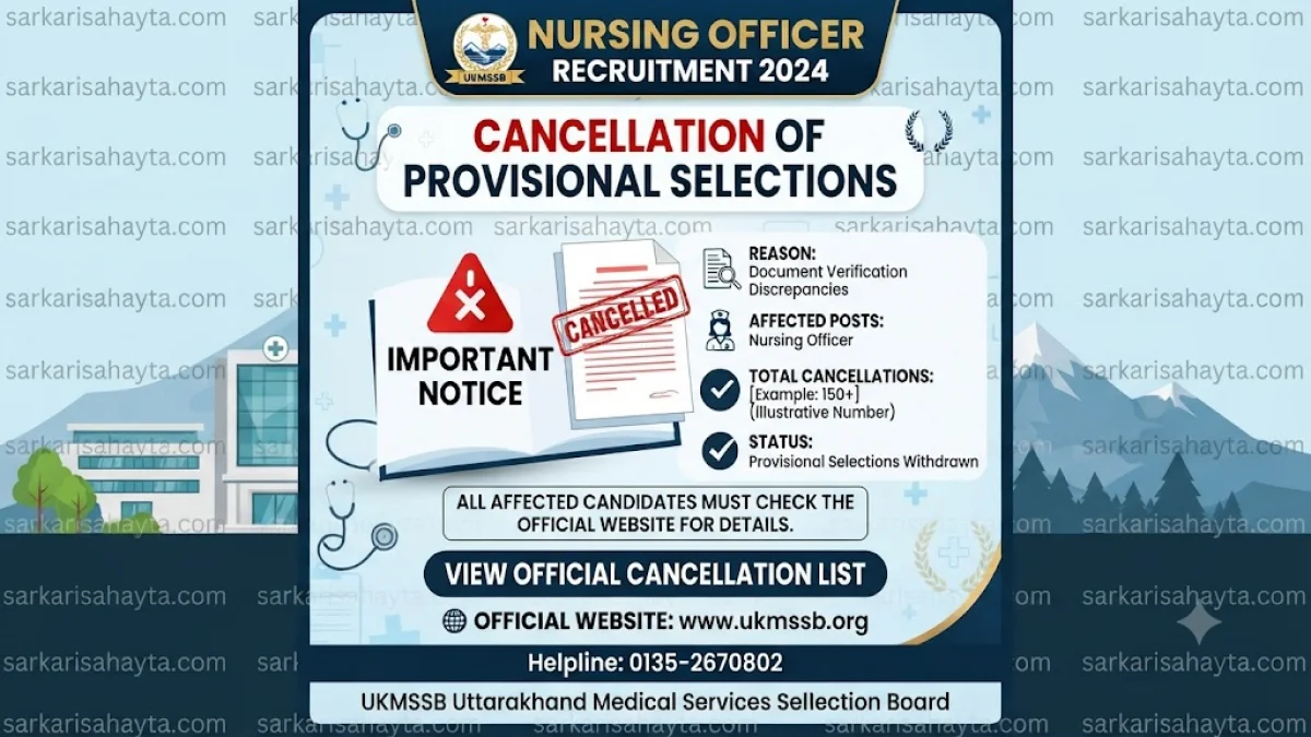 UKMSSB Nursing Officer 2024: 18 Provisional Selections Cancelled