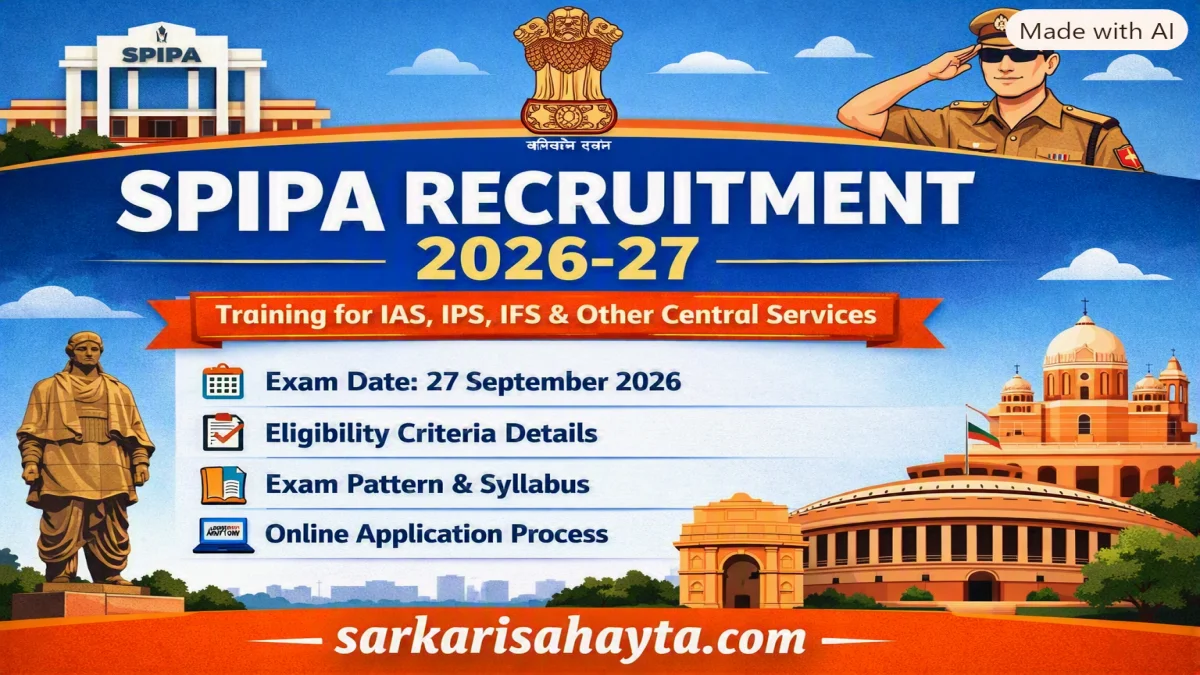 ✨ SPIPA Recruitment 2026-27: Complete Guide for Civil Services Aspirants 🚀