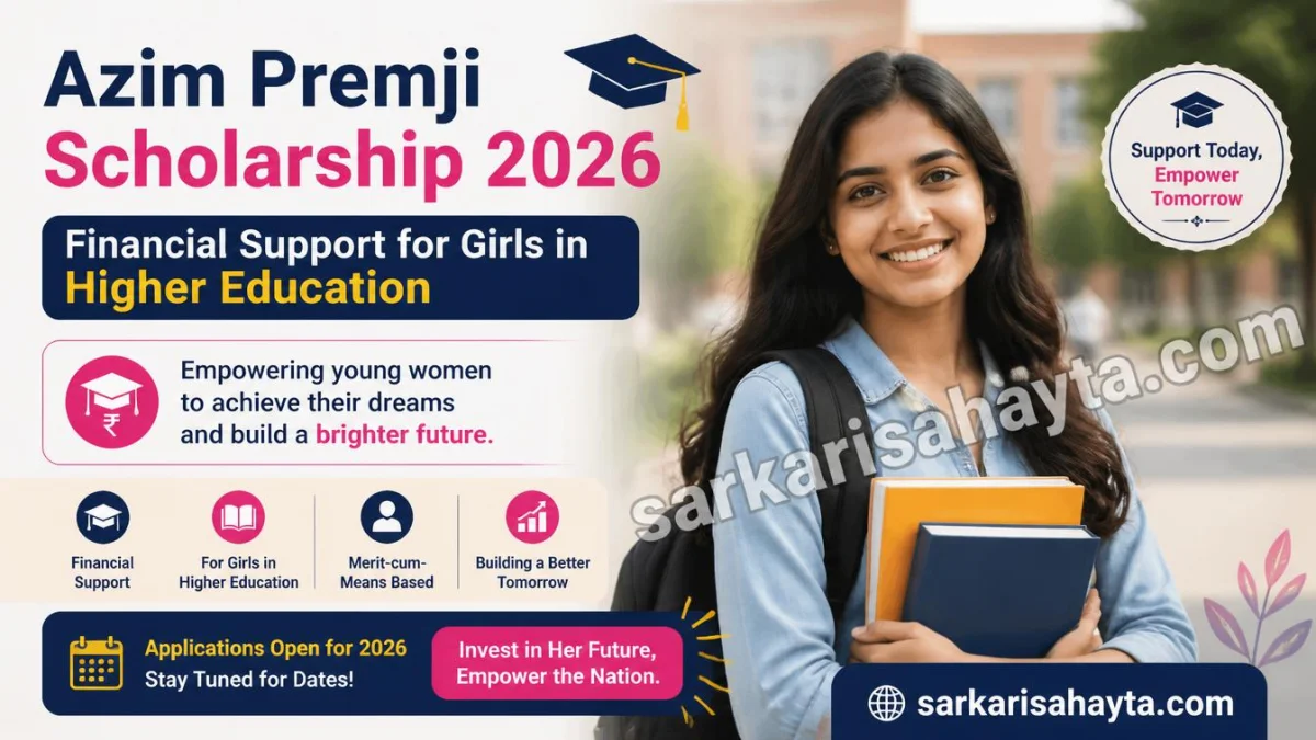 Azim Premji Scholarship 2026 – Financial Support for Girls in Higher Education