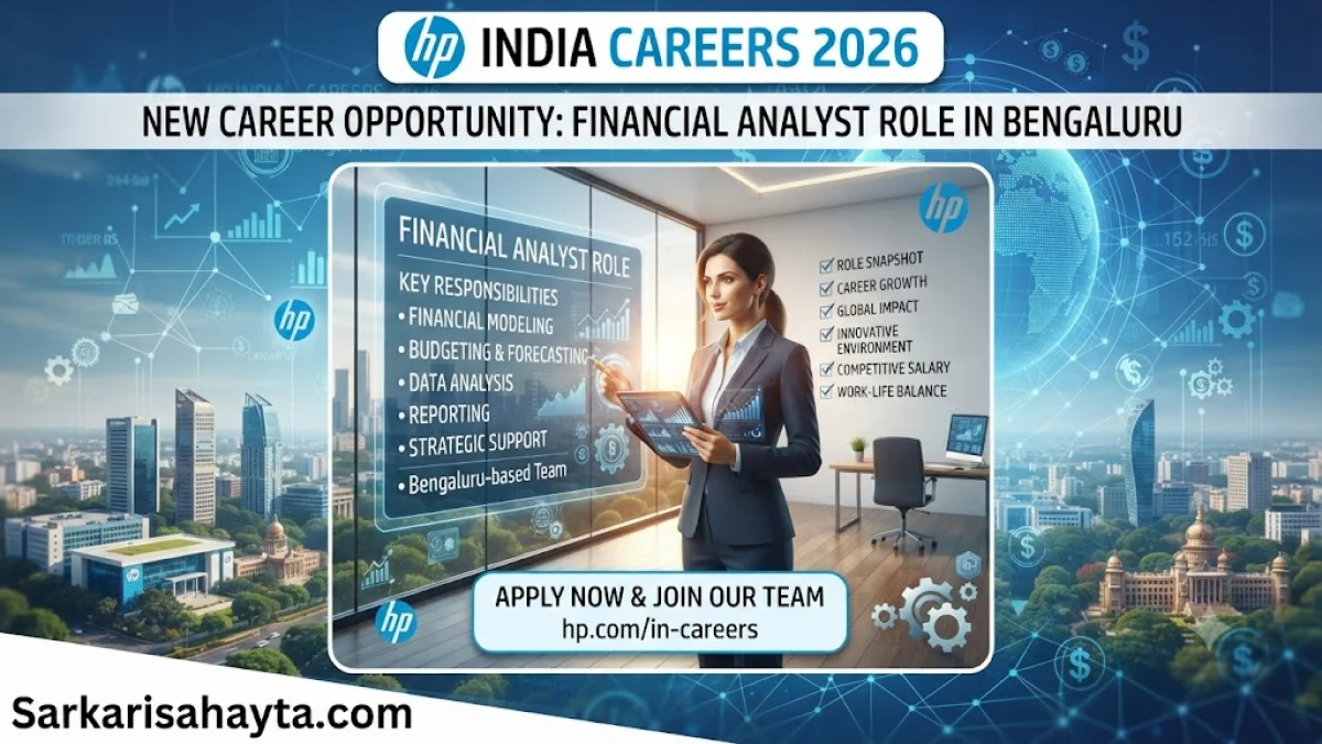 HP India Careers 2026: Financial Analyst Role in Bengaluru