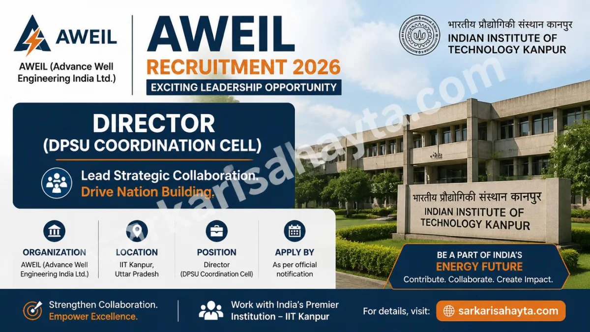 AWEIL Recruitment 2026 – Director (DPSU Coordination Cell) Position at IIT Kanpur