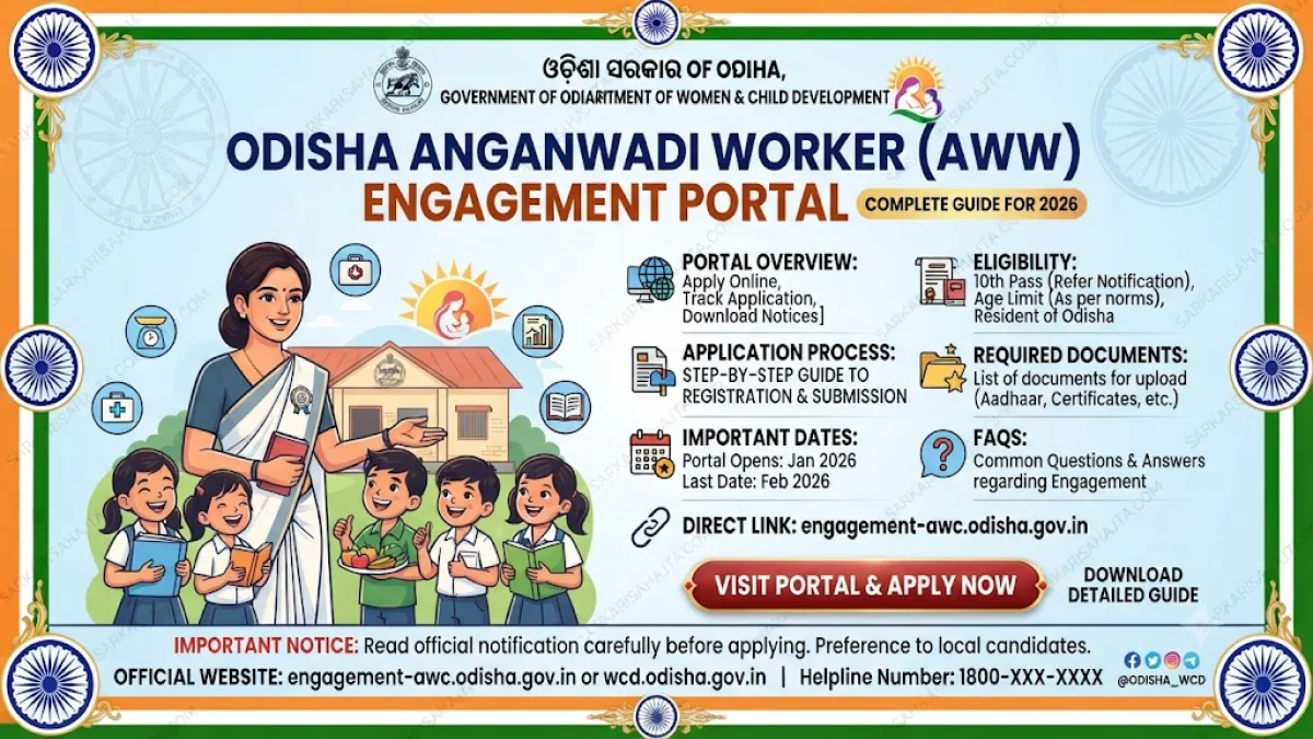 Odisha Anganwadi Worker (AWW) Engagement Portal – Complete Guide for 2026
